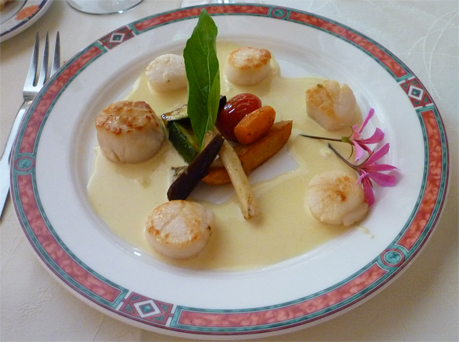 Recette,Guiry,Noix de Saint Jacques,ratte du Touquet