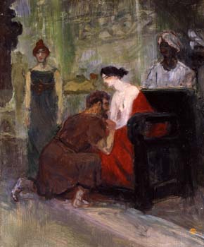 Marseille,Musée Cantini,Henri de Toulouse-Lautrec :  Messaline 1900  (c) Musée Toulouse-Lautrec, Albi